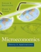 Cover of: Microeconomics: theory & applications