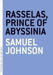 Cover of: Rasselas, Prince of Abyssinia (The Art of the Novella) | Samuel Johnson