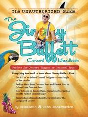 Cover of: The Jimmy Buffett Concert Handbook: The Unauthorized Guide