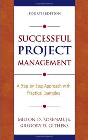Cover of: Successful project management by Milton D. Rosenau
