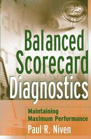 Cover of: Balanced Scorecard Diagnostics: Maintaining Maximum Performance