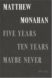 Cover of: Matthew Monahan by Matthew Monahan