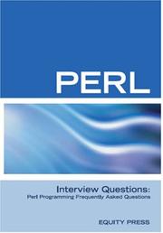 Perl Programming Interview Questions, Answers, and Explanations