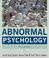 Cover of: Abnormal psychology.