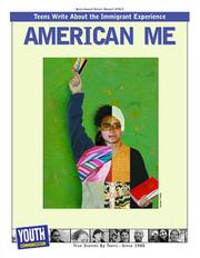 Cover of: American Me: Teens Write About the Immigrant Experience