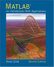 Cover of: MATLAB by Amos Gilat