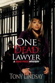 Cover of: One Dead Lawyer (David Price Mysteries)