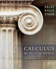 Cover of: Calculus by Saturnino L. Salas, Garret J. Etgen, Einar Hille