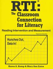 Cover of: RTI: The Classroom Connection for Literacy