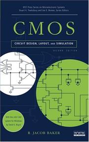 CMOS circuit design, layout, and simulation by R. Jacob Baker