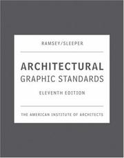 Cover of: Architectural Graphic Standards by The American Institute of Architects