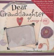 Cover of: Dear Granddaughter by Marianne R. Richmond