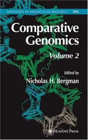 Cover of: Comparative Genomics by Nicholas H. Bergman