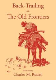 Cover of: Back-Trailing on the Old Frontiers