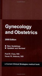 Cover of: Obstetrics and Gynecology, 2008 Edition (Gynecology & Obstetrics (Part of Current Clinical Strategies)