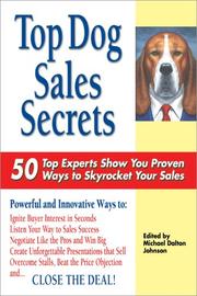 Cover of: Top Dog Sales Secrets by Michael Dalton Johnson