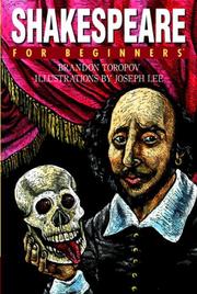 Cover of: Shakespeare  For Beginners by Brandon Toropov