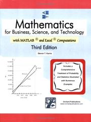 Cover of: Mathematics for Business, Science, and Technology by Steven T. Karris, Steven T. Karris