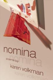 Cover of: Nomina (American Poets Continuum)