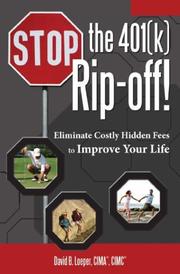 Cover of: Stop the 401(k) Rip-off! by David B. Loeper