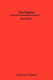 Cover of: Das Kapital by Karl Marx