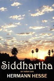 Cover of: Siddhartha by Hermann Hesse
