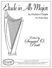 Cover of: Etude in Ab Major Op. 25 #1 For Pedal Harp