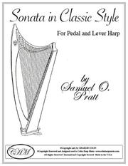 Sonata in Classic Style For Pedal and Lever Harp by Samuel O. Pratt