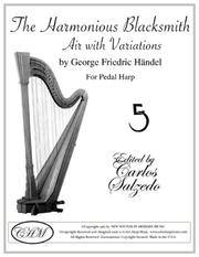 Cover of: The Harmonious Blacksmith- Air With Variations For Pedal Harp by George Frideric Handel
