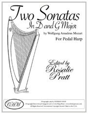 Cover of: Two Sonatas for Harp in D and G For Pedal Harp by 