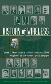 Cover of: History of wireless