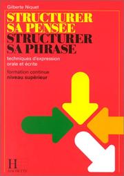 Cover of: Stucturer SA Pensee by Niquet