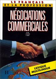 Le Francais Des Negociations Commercia by M. Davy