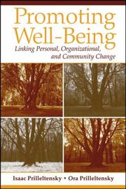Cover of: Promoting Well-Being: Linking Personal, Organizational, and Community Change