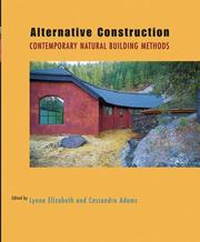 Cover of: Alternative construction by edited by Lynne Elizabeth, Cassandra Adams.