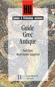 Cover of: Langues et Civilisations anciennes : Guide Grec Antique