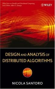 Cover of: Design and Analysis of Distributed Algorithms