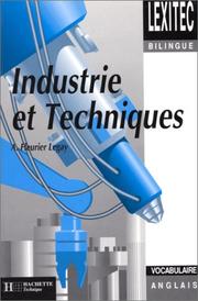 Cover of: Lexitec Bilingue: Industrie Et Techniques