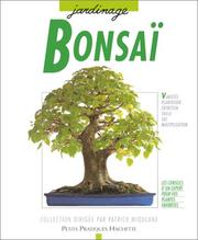 Cover of: Bonsaï d'intérieur by Jochen Pfisterer