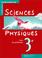 Cover of: Sciences physiques, 3e. Livre du professeur