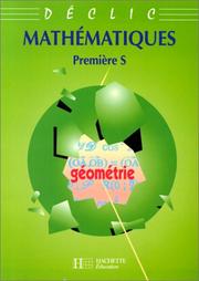Cover of: Mathématiques Première S - Géométrie