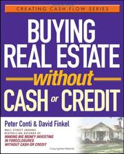 Cover of: Buying Real Estate Without Cash or Credit by Peter Conti, David Finkel