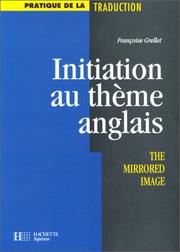 Cover of: Initiation au thème anglais : the mirrored image