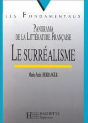 Cover of: Panorama de la Littérature Française : Le surréalisme