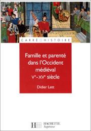 Cover of: Famille et parenté au Moyen Âge