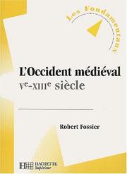 Cover of: L'Occident médiéval Ve-XIIIe siècle