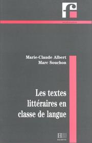 Cover of: Les Textes littéraires en classe de langue