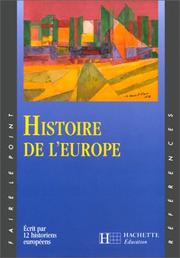 Cover of: Histoire de l'Europe by Jacques Aldebert, Frédéric Delouche