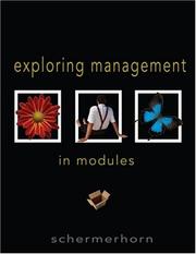 Cover of: Exploring Management: In Modules