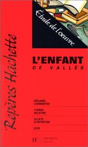 Cover of: L'Enfant, de Jules Valles